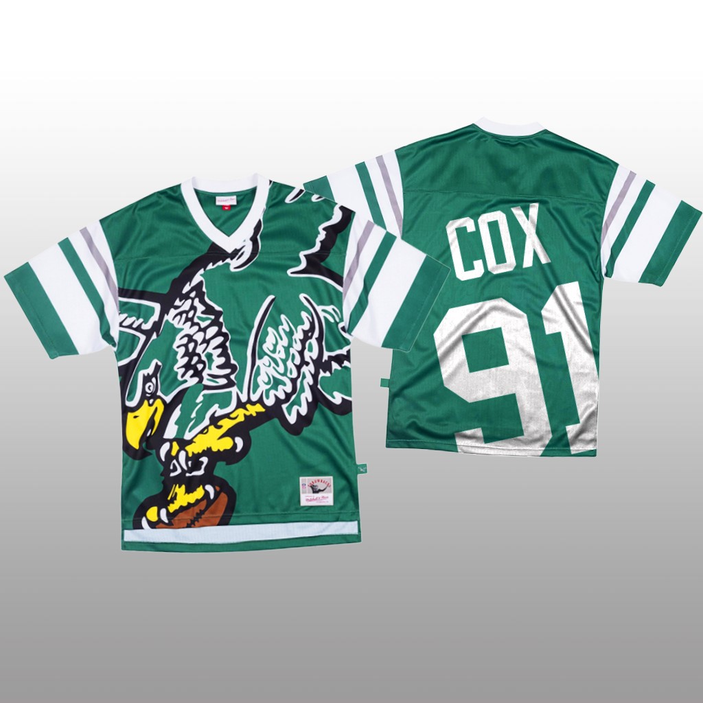 Personalized NFL Philadelphia Eagles #91 Fletcher Cox Green Men’s Mitchell & Nell Big Face Fashion Limited NFL Jersey