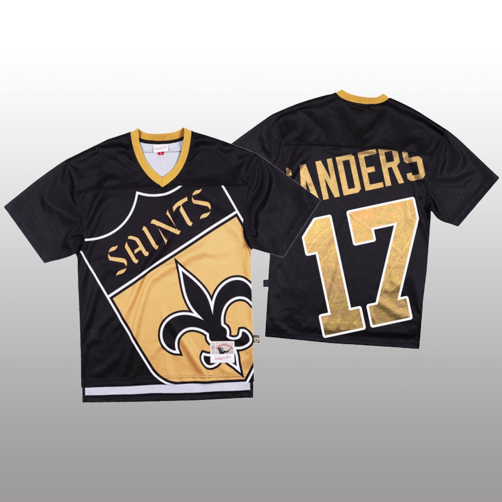 Personalized NFL New Orleans Saints #17 Emmanuel Sanders Black Men’s Mitchell & Nell Big Face Fashion Limited NFL Jersey