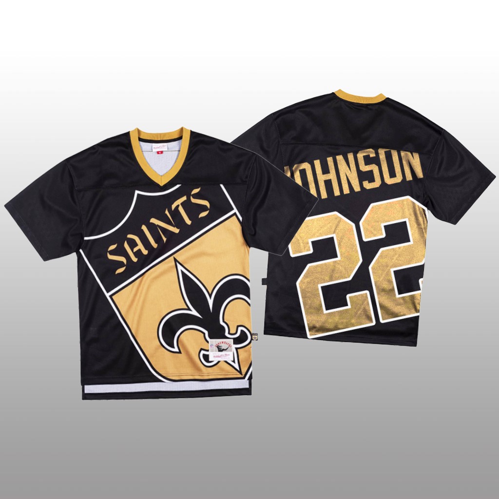 Personalized NFL New Orleans Saints #22 C.J. Gardner Johnson Black Men’s Mitchell & Nell Big Face Fashion Limited NFL Jersey