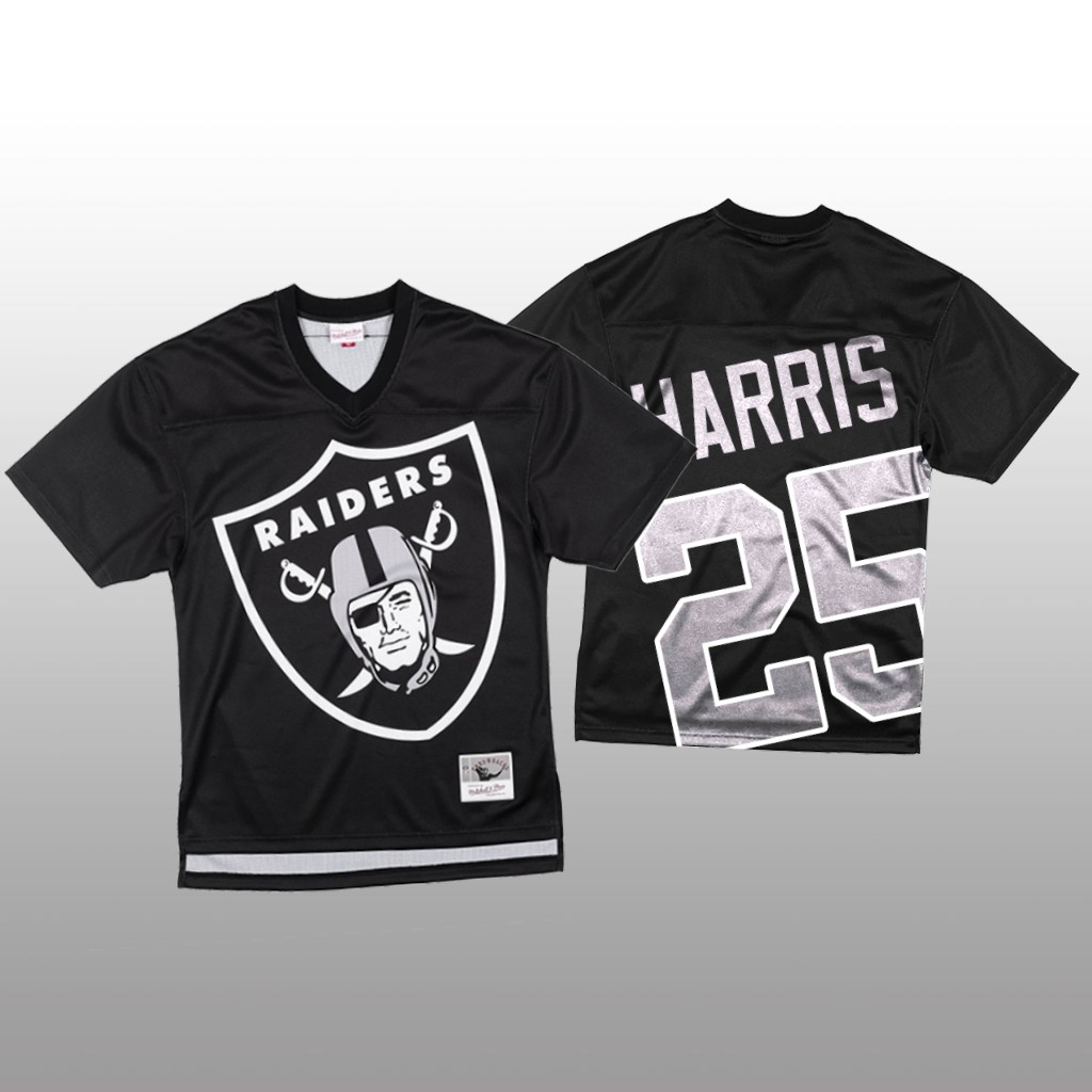 Personalized NFL Las Vegas Raiders #25 Erik Harris Black Men’s Mitchell & Nell Big Face Fashion Limited NFL Jersey