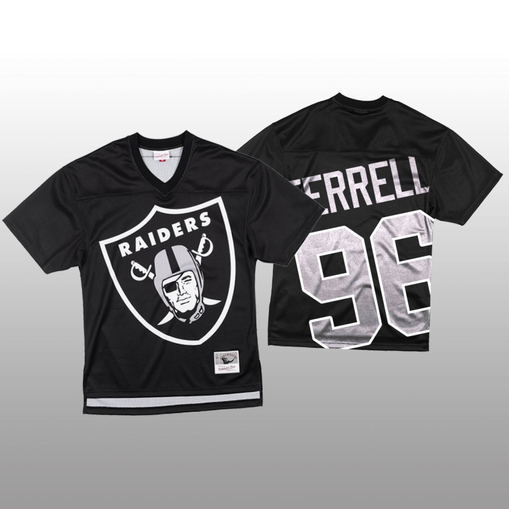 Personalized NFL Las Vegas Raiders #96 Clelin Ferrell Black Men’s Mitchell & Nell Big Face Fashion Limited NFL Jersey