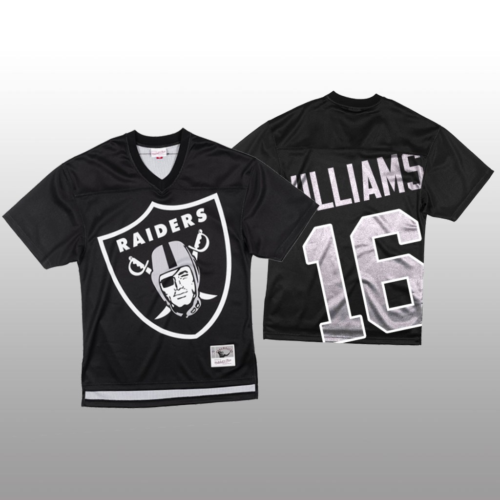 Personalized NFL Las Vegas Raiders #16 Tyrell Williams Black Men’s Mitchell & Nell Big Face Fashion Limited NFL Jersey