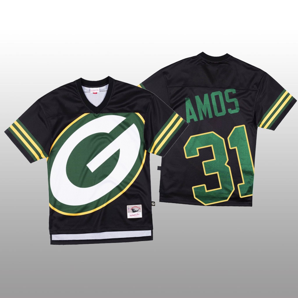 Personalized NFL Green Bay Packers #31 Adrian Amos Black Men’s Mitchell & Nell Big Face Fashion Limited NFL Jersey