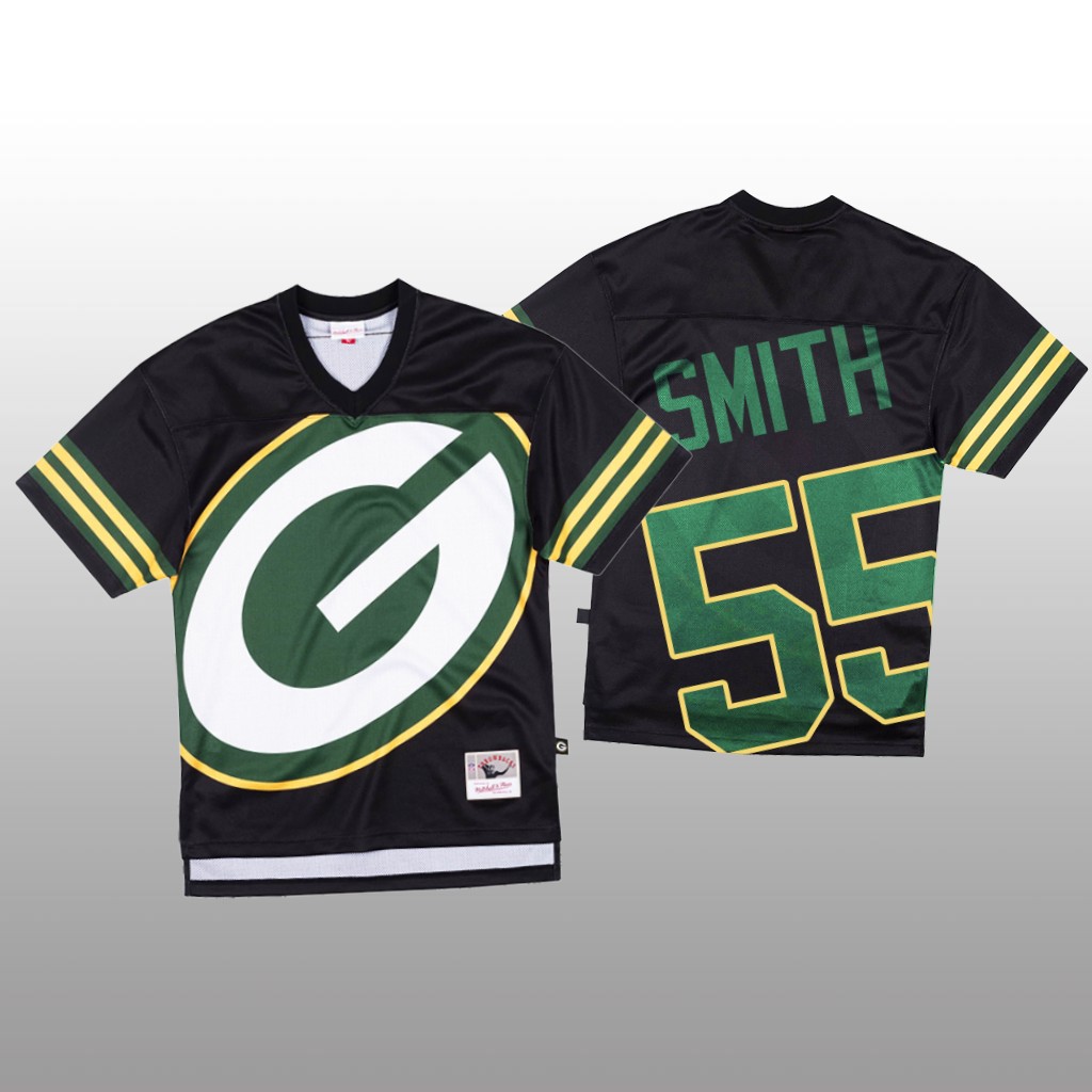 Personalized NFL Green Bay Packers #55 Za’Darius Smith Black Men’s Mitchell & Nell Big Face Fashion Limited NFL Jersey