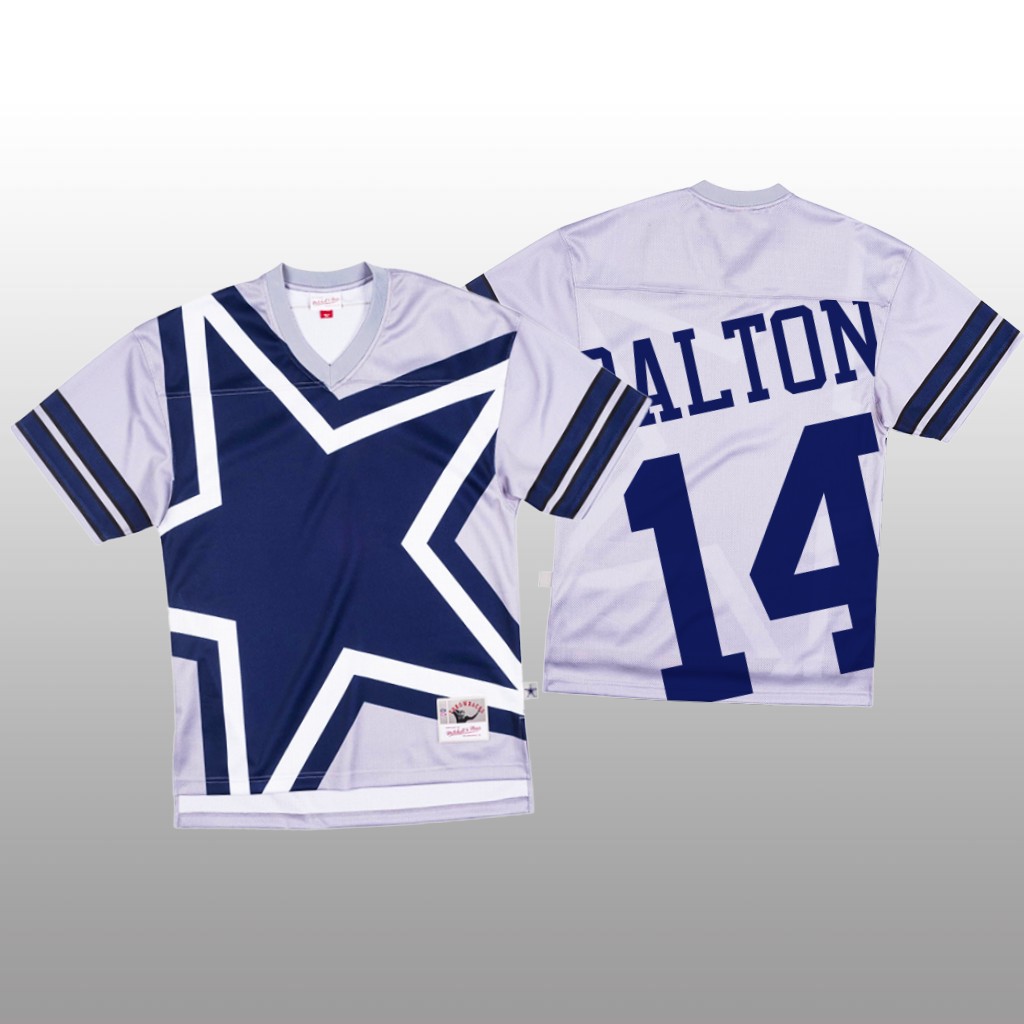 Personalized NFL Dallas Cowboys #14 Andy Dalton White Men’s Mitchell & Nell Big Face Fashion Limited NFL Jersey