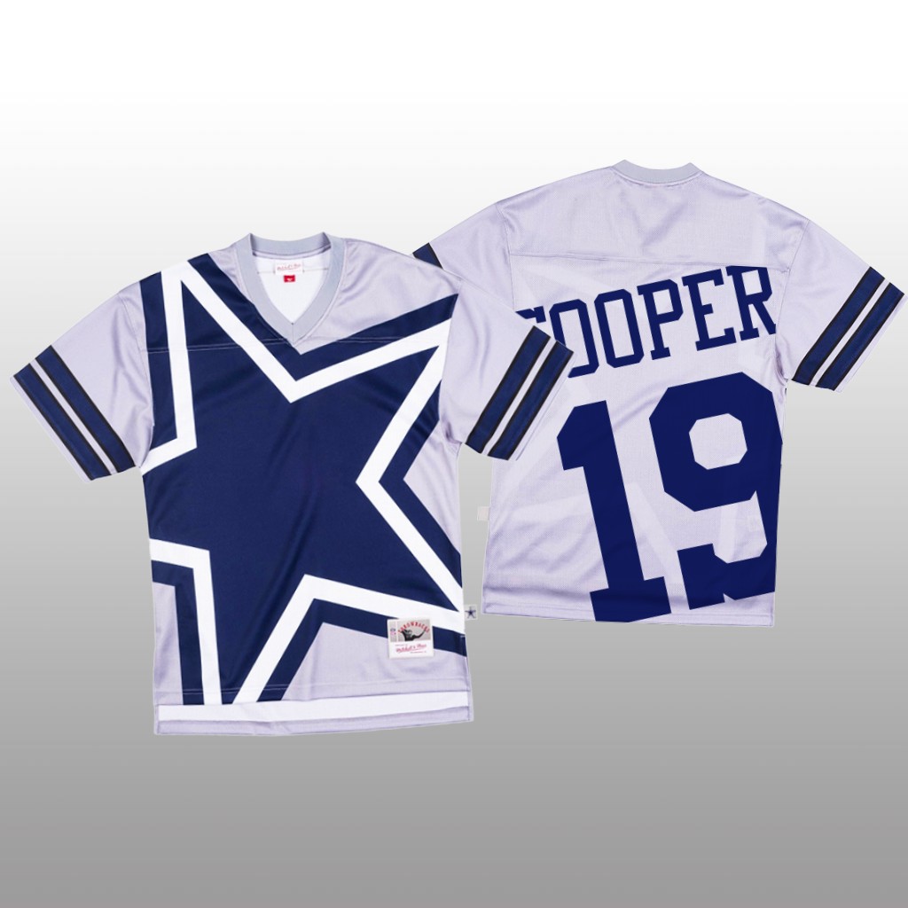 Personalized NFL Dallas Cowboys #19 Amari Cooper White Men’s Mitchell & Nell Big Face Fashion Limited NFL Jersey