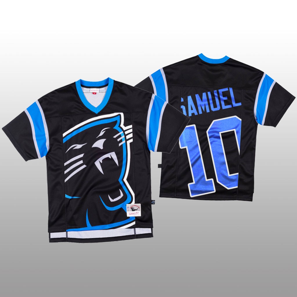 Personalized NFL Carolina Panthers #10 Curtis Samuel Black Men’s Mitchell & Nell Big Face Fashion Limited NFL Jersey