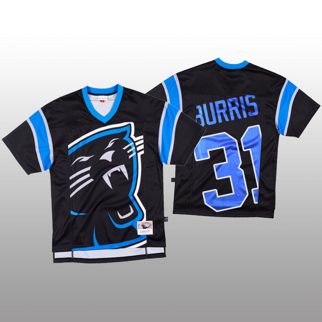 Personalized NFL Carolina Panthers #31 Juston Burris Black Men’s Mitchell & Nell Big Face Fashion Limited NFL Jersey
