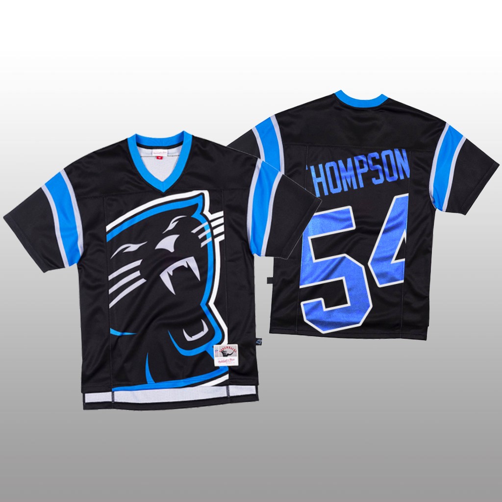 Personalized NFL Carolina Panthers #54 Shaq Thompson Black Men’s Mitchell & Nell Big Face Fashion Limited NFL Jersey