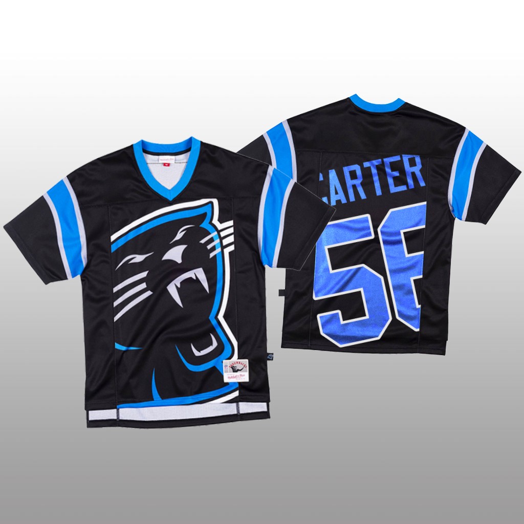 Personalized NFL Carolina Panthers #56 Jermaine Carter Black Men’s Mitchell & Nell Big Face Fashion Limited NFL Jersey