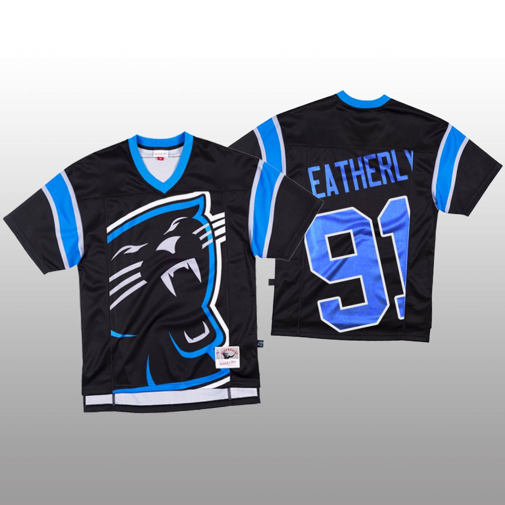 Personalized NFL Carolina Panthers #91 Stephen Weatherly Black Men’s Mitchell & Nell Big Face Fashion Limited NFL Jersey