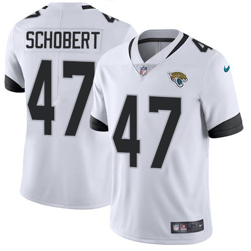 Personalized Jaguars #47 Joe Schobert White Men’s Stitched NFL Untouchable Limited Jersey