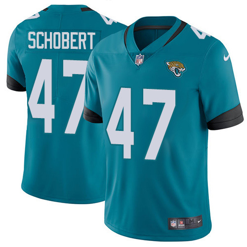 Personalized Jaguars #47 Joe Schobert Teal Green Alternate Men’s Stitched NFL Untouchable Limited Jersey