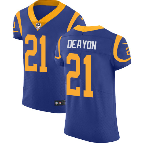 Personalized Rams #21 Donte Deayon Royal Blue Alternate Men’s Stitched NFL New Elite Jersey