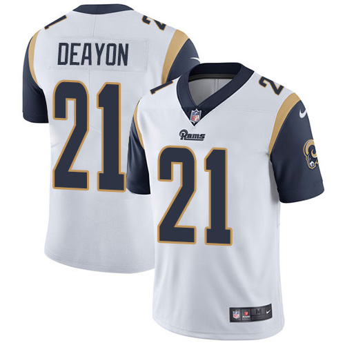 Personalized Rams #21 Donte Deayon White Men’s Stitched NFL Untouchable Limited Jersey