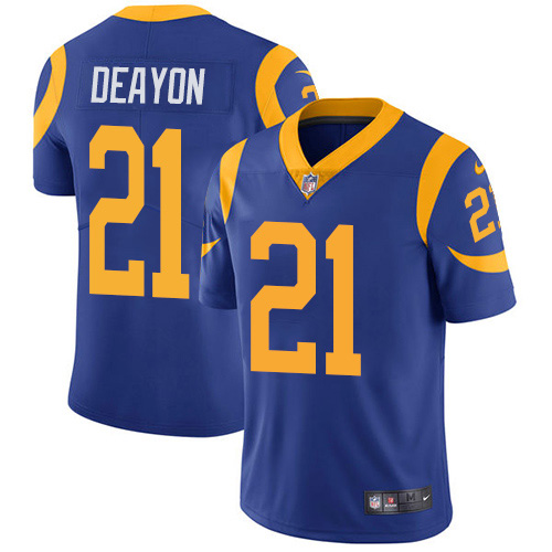 Personalized Rams #21 Donte Deayon Royal Blue Alternate Men’s Stitched NFL Untouchable Limited Jersey
