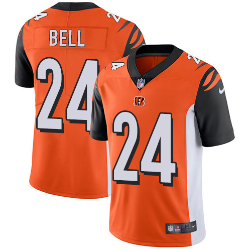 Personalized Bengals #24 Vonn Bell Orange Alternate Men’s Stitched NFL Untouchable Limited Jersey