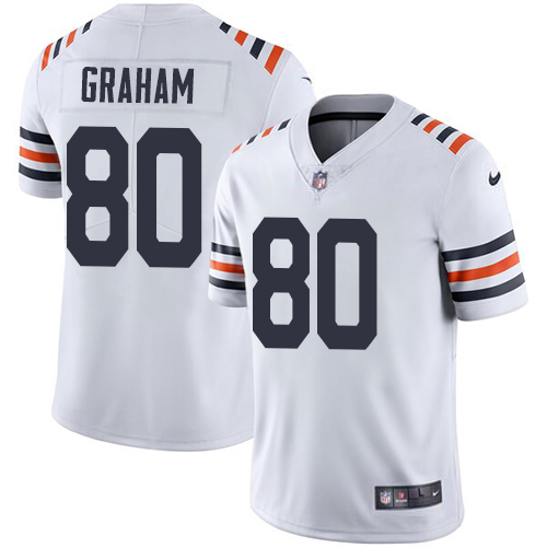 Personalized Bears #80 Jimmy Graham White Men’s 2019 Alternate Classic Stitched NFL Untouchable Limited Jersey