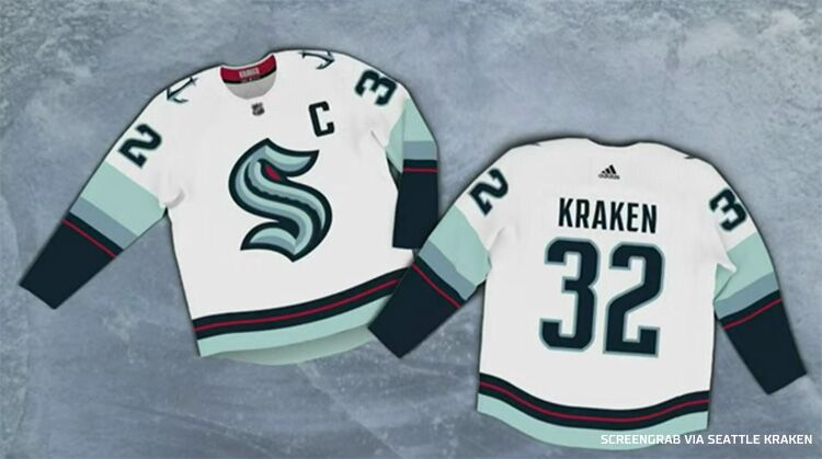 Personalized Seattle Kraken #32 Kraken 2020 New Team White Road Authentic Stitched NHL Jersey