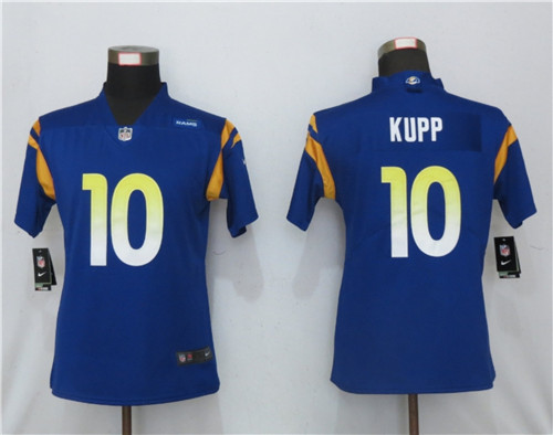 Personalized Women Rams 10 Cooper Kupp Royal 2020 New Untouchable Limited Jersey