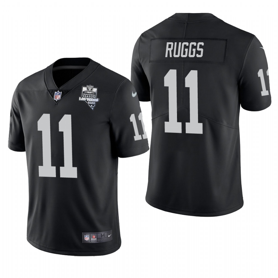 Personalized Las Vegas Raiders #11 Henry Ruggs Men’s 2020 Inaugural Season Limited NFL Jersey Black