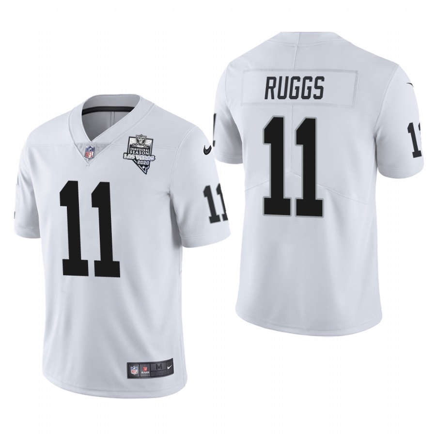 Personalized Las Vegas Raiders #11 Henry Ruggs Men’s 2020 Inaugural Season Limited NFL Jersey White