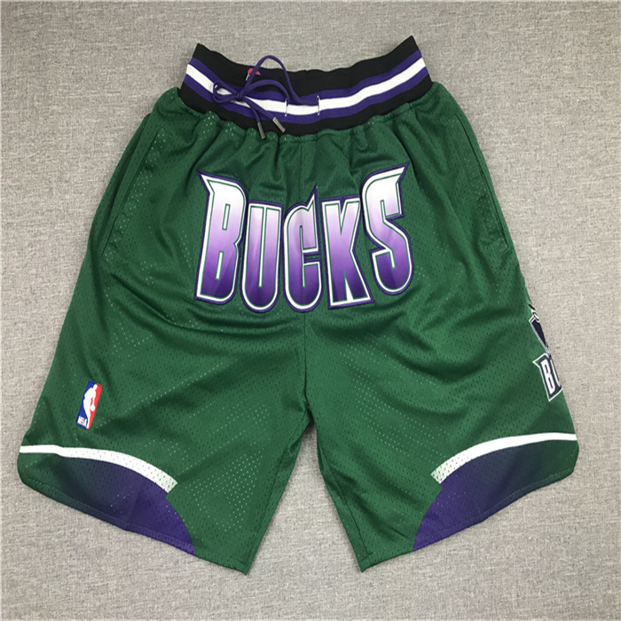 Personalized Bucks Green Just Don With Pocket Shorts