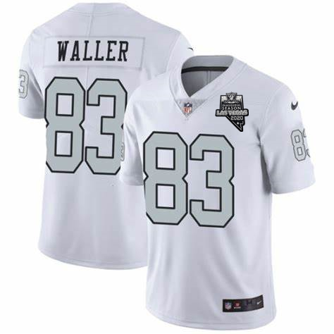 Personalized Raiders 83 Darren Waller White 2020 Inaugural Season Untouchable Limited Jersey