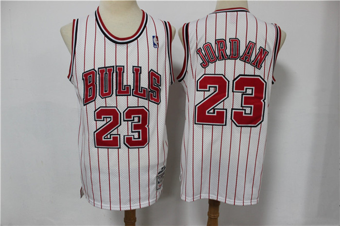 Personalized Bulls 23 Michael Jordan White Hardwood Classics Jersey