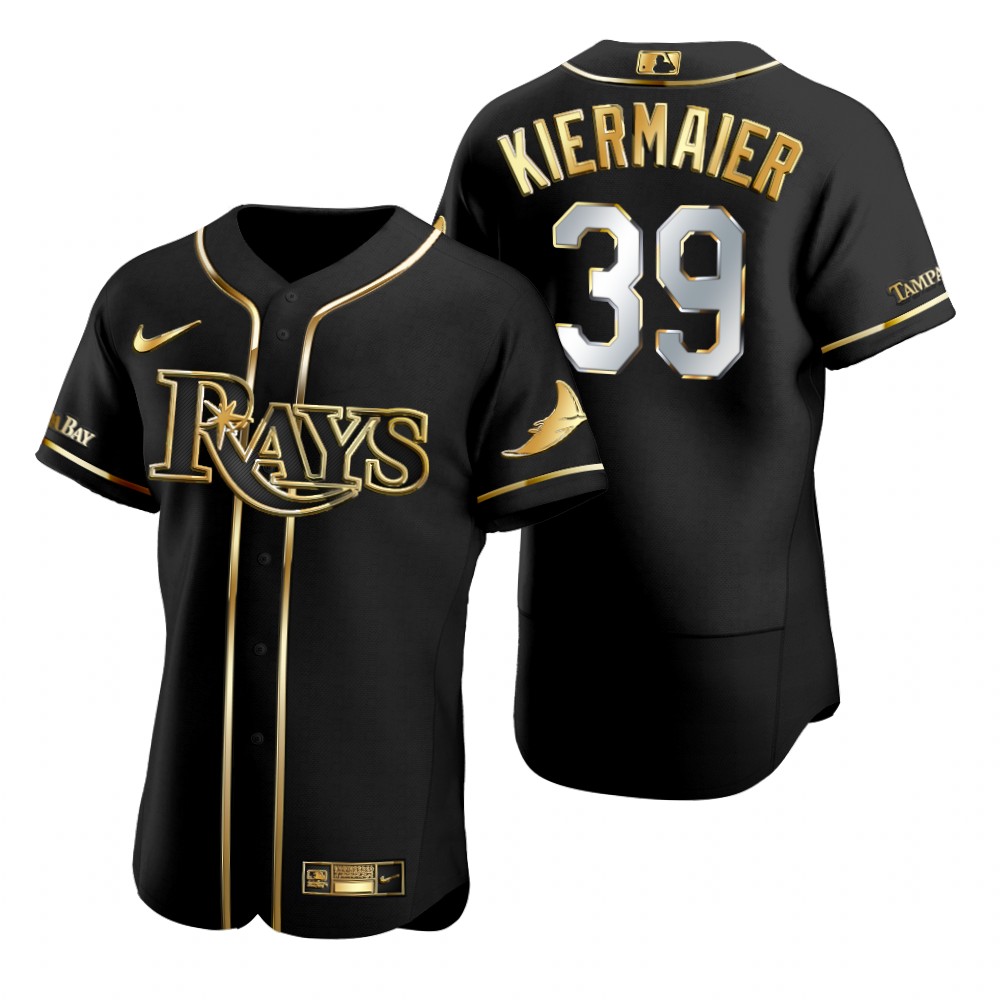 Personalized Rays 39 Kevin Kiermaier Black Gold 2020 Flexbase Jersey