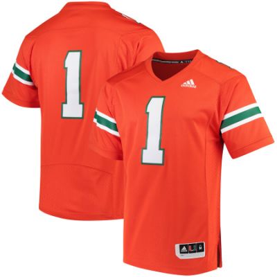 Personalized Custom Miami Hurricanes NCAA Orange Jersey