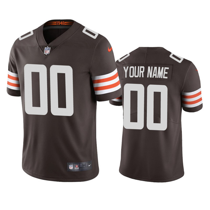 Personalized Cleveland Browns Men’s Brown 2020 Limited Jersey