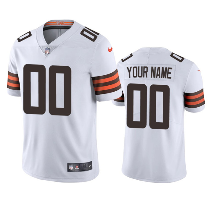Personalized Cleveland Browns Men’s White 2020 Limited Jersey