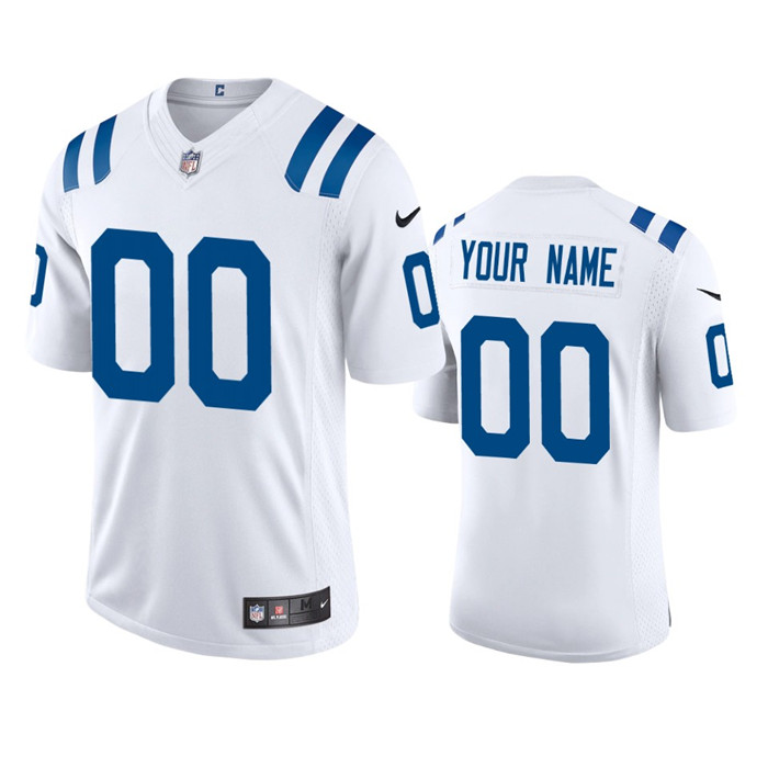 Personalized Indianapolis Colts Men’s White 2020 Limited Jersey