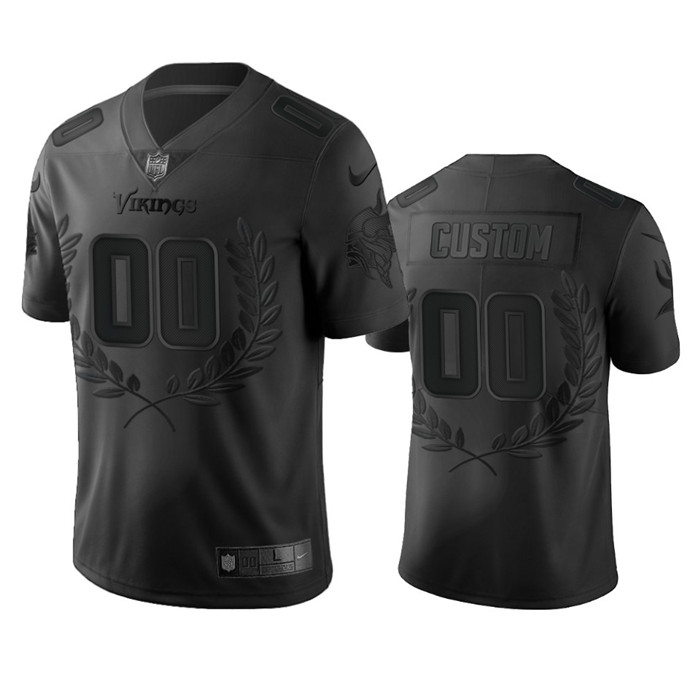 Personalized Minnesota Vikings Men’s Black NFL MVP Limited Edition Jersey