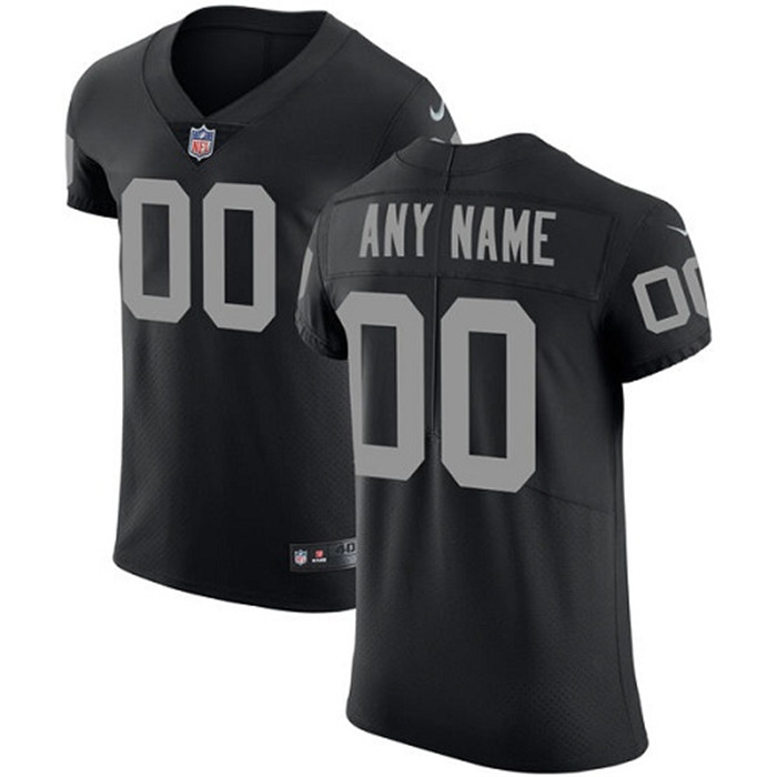 Personalized Las Vegas Raidersized Black Team Color Stitched Untouchable Elite Men’s NFL Jersey