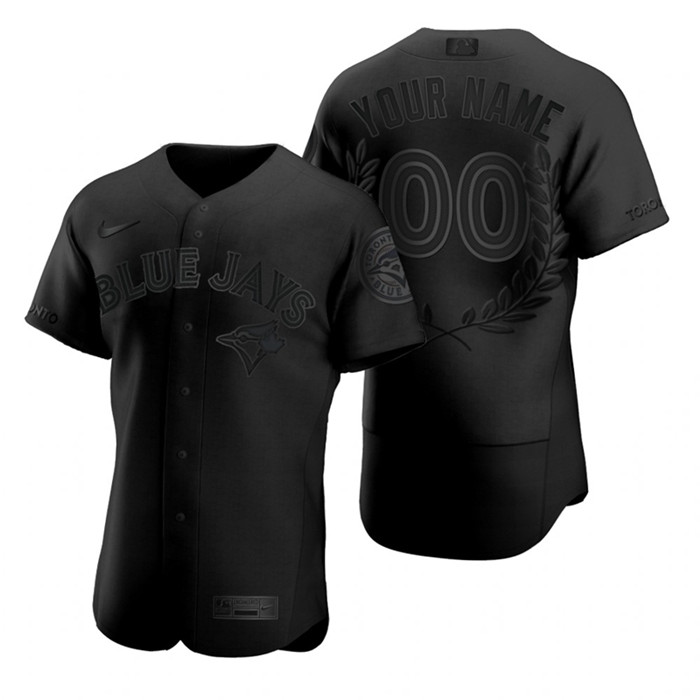 Personalized Toronto Blue Jays Men’s Black MLB MVP Limited Player Edition Jersey
