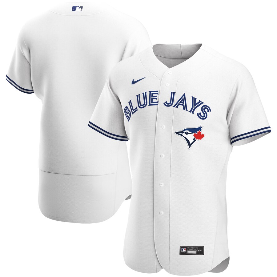 Personalized Toronto Blue Jays Men’s White Home 2020 Authentic MLB Jersey