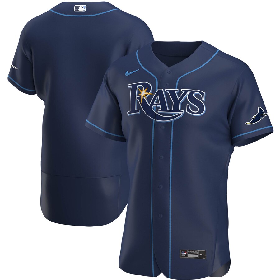 Personalized Tampa Bay Rays Men’s Navy Alternate 2020 Authentic Official Team MLB Jersey