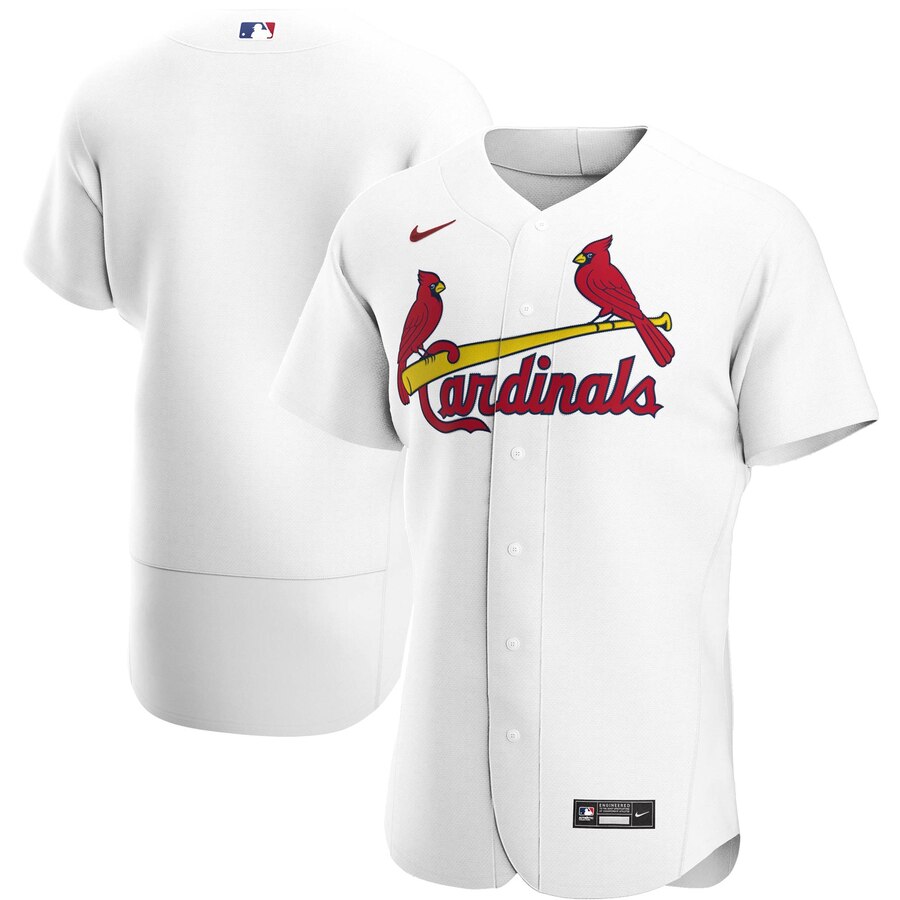 Personalized St. Louis Cardinals Men’s White Home 2020 Authentic Team MLB Jersey