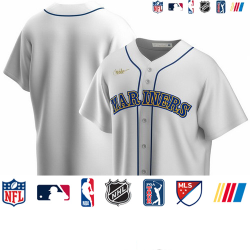 Personalized Seattle Mariners Home Cooperstown Collection Team MLB Jersey White