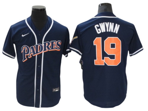 Personalized San Diego Padres Tony Gwynn #19 Cool Base Men’s Stitched Navy Jersey