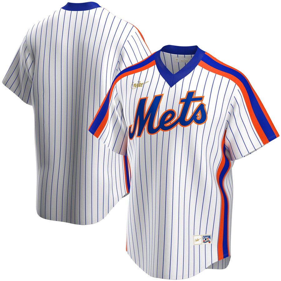 Personalized New York Mets Home Cooperstown Collection Team MLB Jersey White