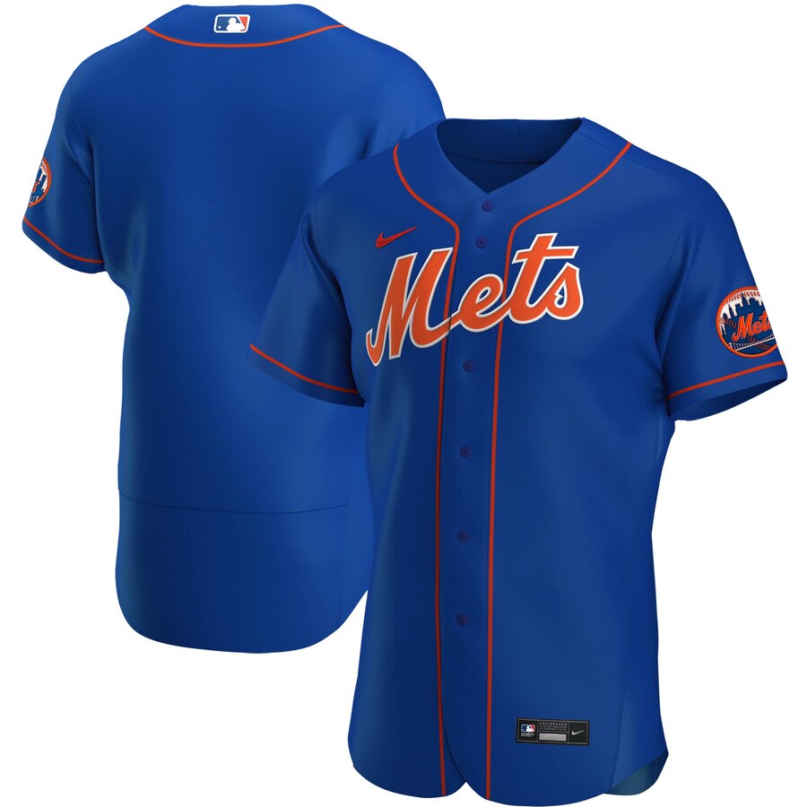 Personalized New York Mets Men’s Royal Alternate 2020 Authentic Official Team Name MLB Jersey