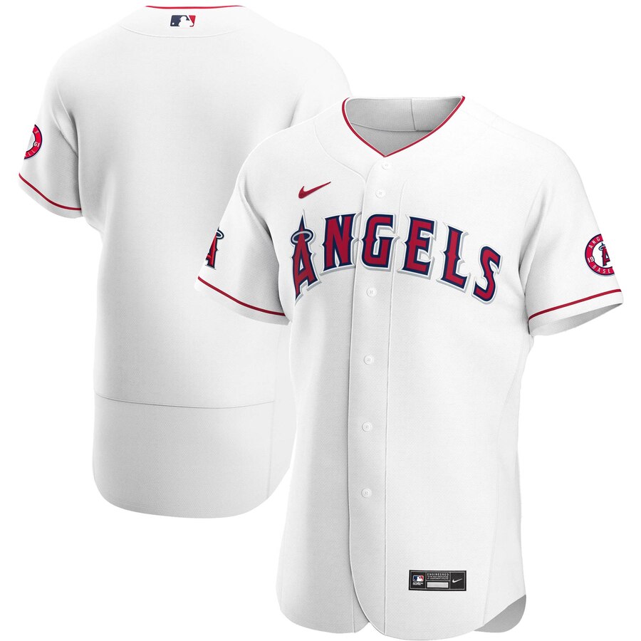 Personalized Los Angeles Angels Men’s White Home 2020 Authentic Team MLB Jersey