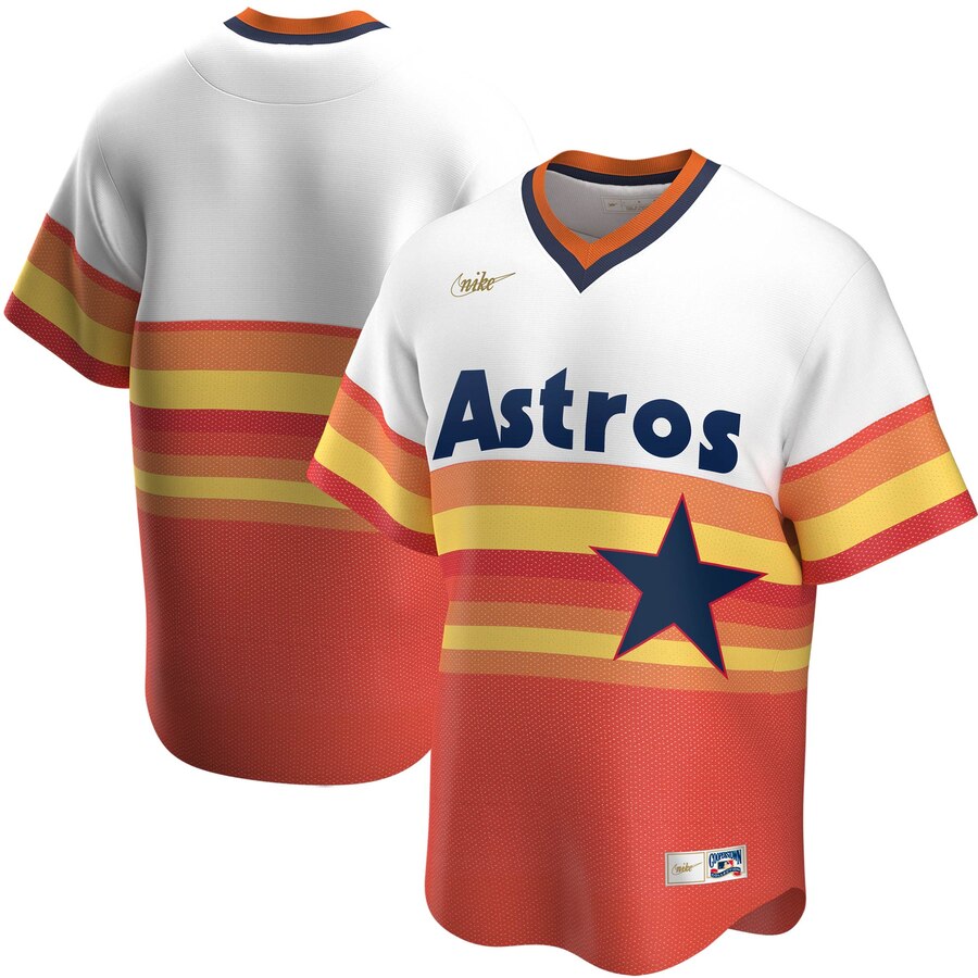Personalized Houston Astros Home Cooperstown Collection Team MLB Jersey White