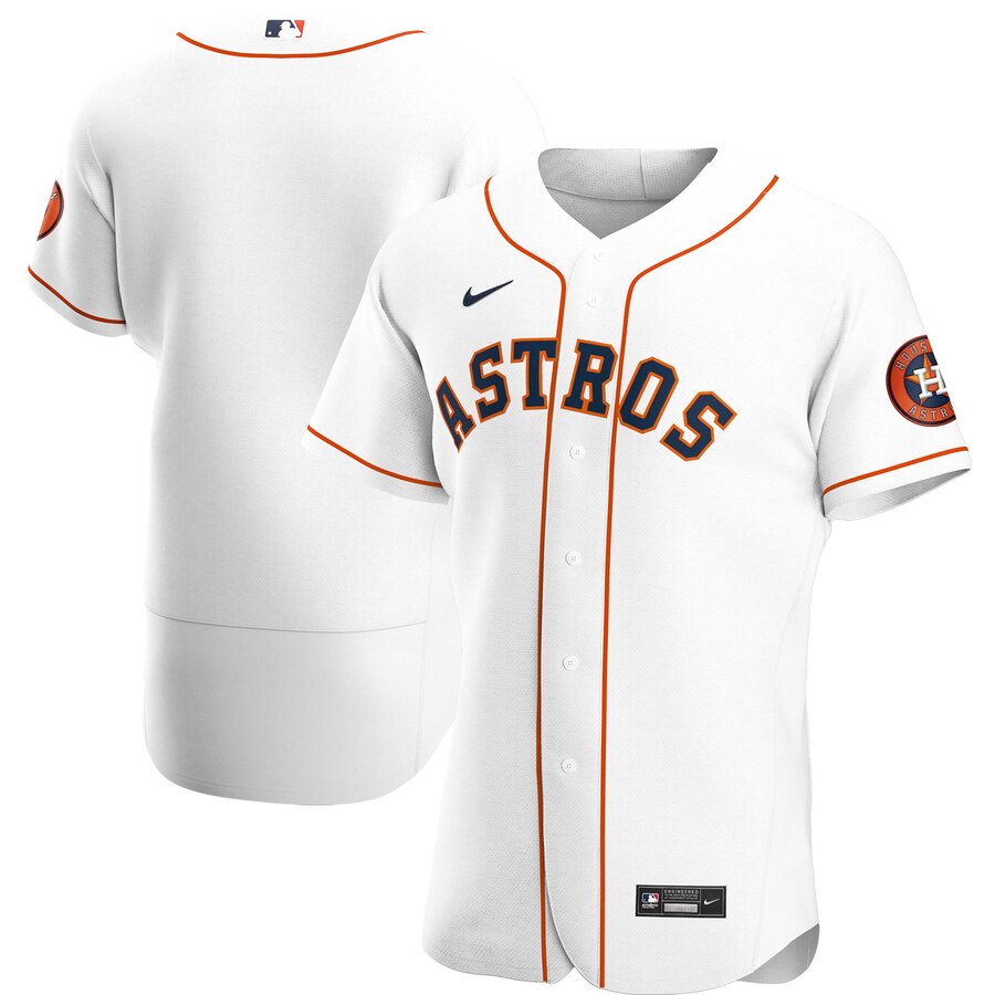 Personalized Houston Astros Men’s White Home 2020 Authentic Official Team MLB Jersey