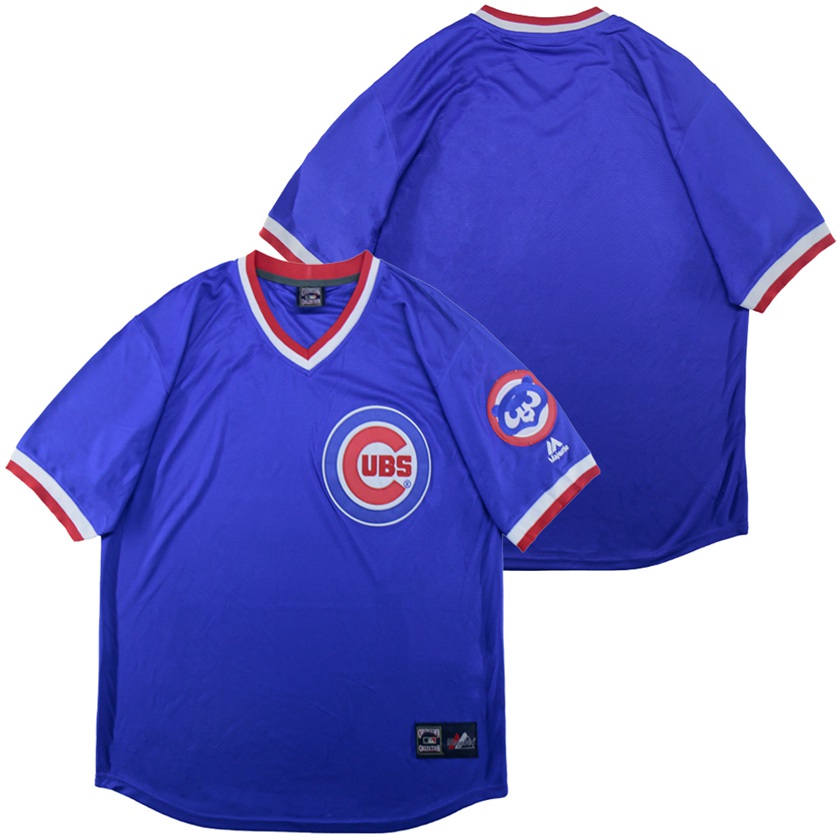 Personalized Cubs Blank Blue Throwback Jersey