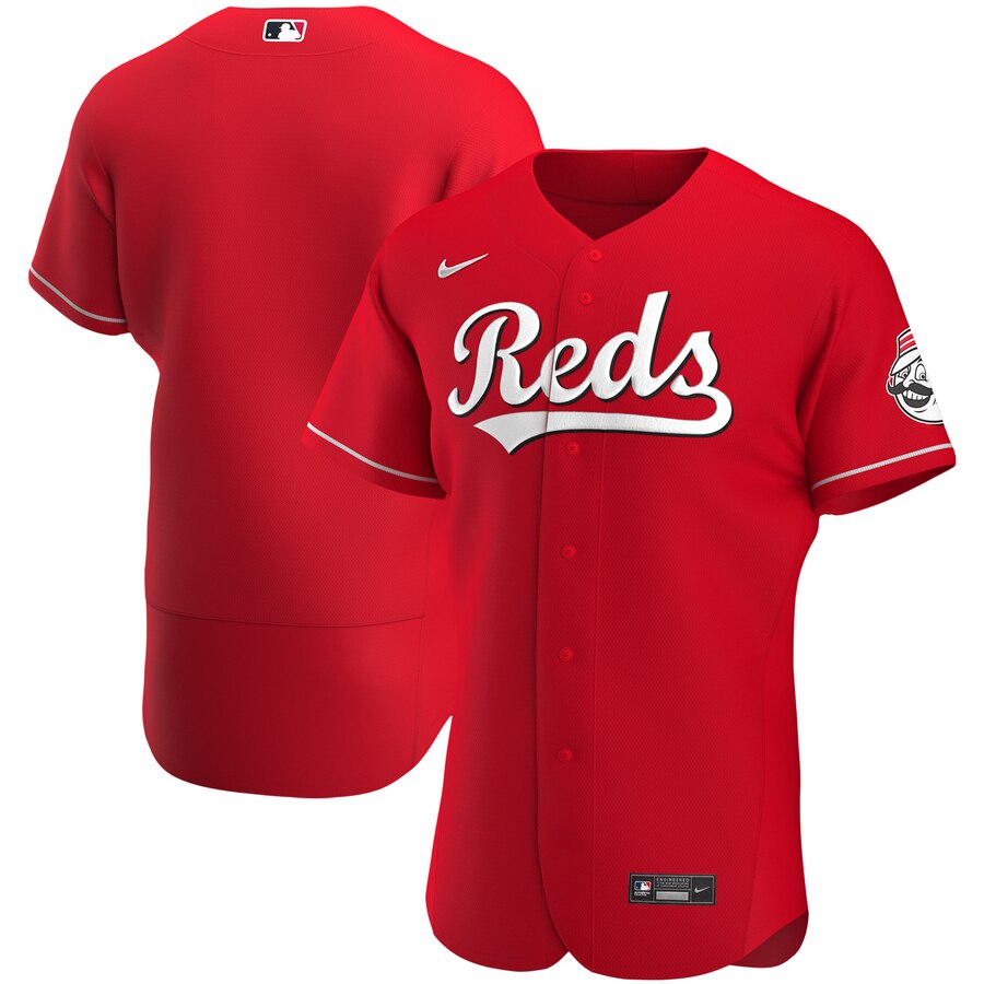 Personalized Cincinnati Reds Men’s Red Alternate 2020 Authentic MLB Jersey