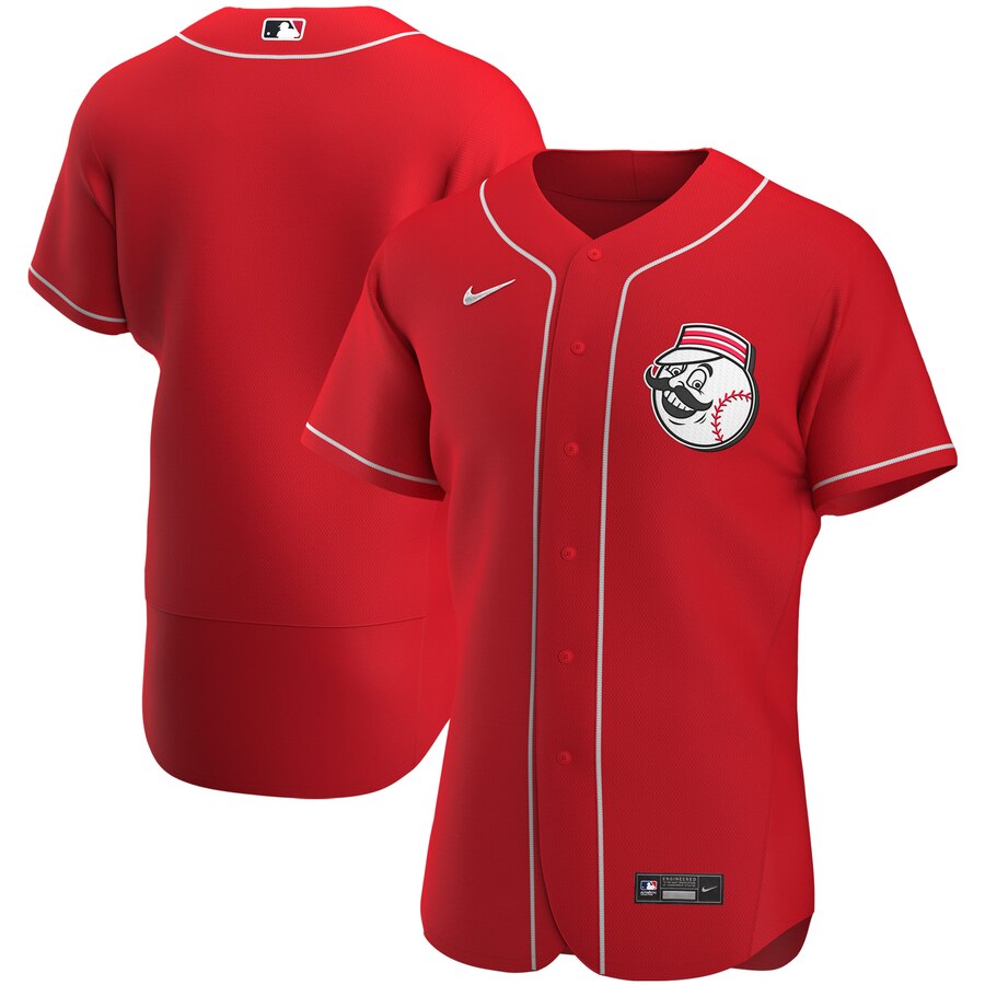 Personalized Cincinnati Reds Men’s Red Alternate 2020 Authentic Team MLB Jersey